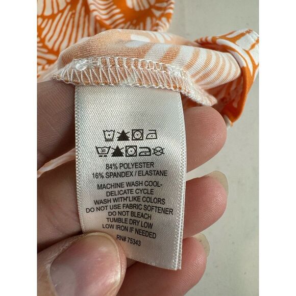 NWT TOMMY BAHAMA Women's Active Seashell 1/4 Zip Golf Polo Shirt NWOT Size L - Picture 6 of 6